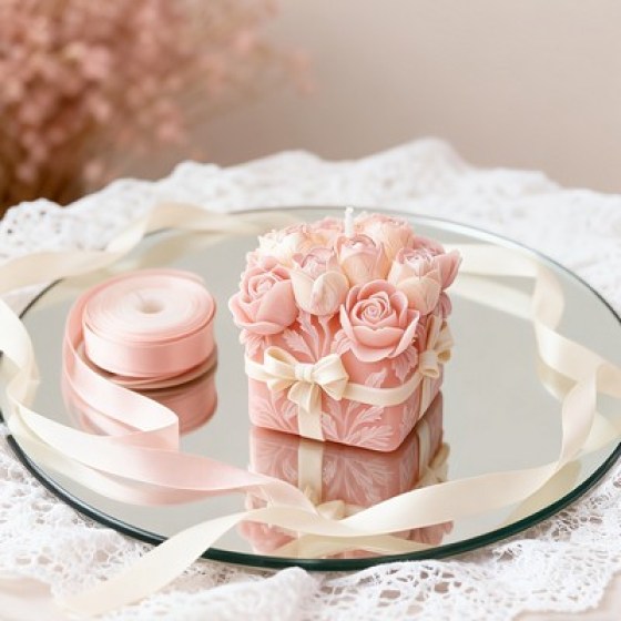 Silikonski kalup za svijeće - 3D buket